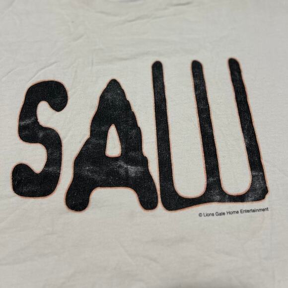 **Rare Vintage 2005 Saw III Release Date Horror Movie Promo T-Shirt** - Picture 2 of 5
